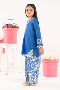 kids-clothes-mkd-ef26-45-blue by Maria B Kids - Designer Dress  - Type : KidsClothes - Available at Libayah - 100% Original 