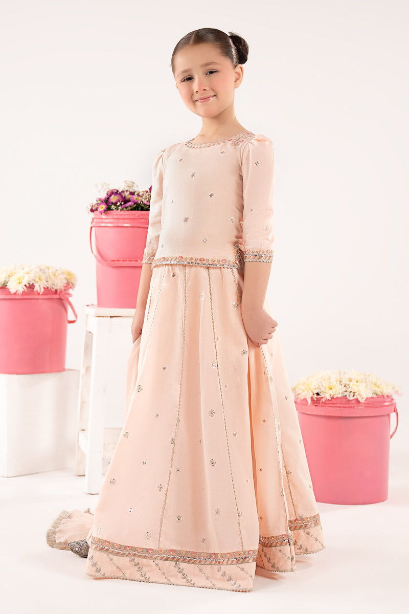 kids-clothes-mkd-ef26-46-baby-pink by Maria B Kids - Designer Dress  - Type : KidsClothes - Available at Libayah - 100% Original 