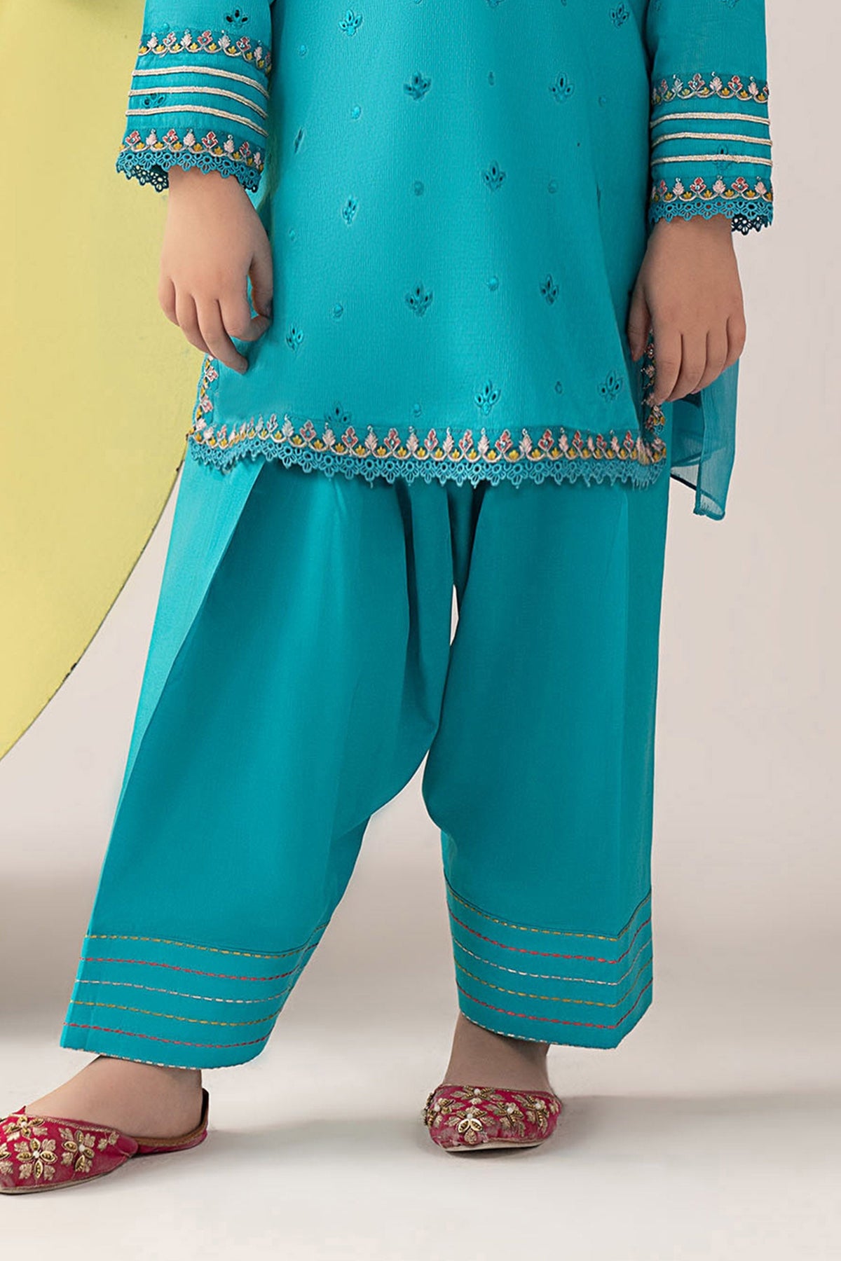 kids-clothes-mkd-ef26-48-blue by Maria B Kids - Designer Dress  - Type : KidsClothes - Available at Libayah - 100% Original 
