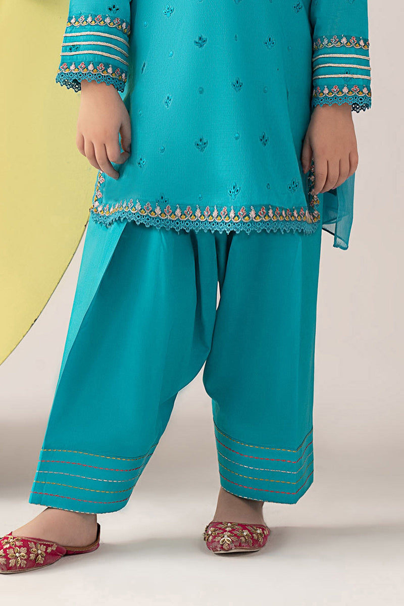 kids-clothes-mkd-ef26-48-blue by Maria B Kids - Designer Dress  - Type : KidsClothes - Available at Libayah - 100% Original 