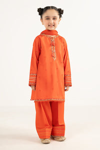 kids-clothes-mkd-ef26-48-orange by Maria B Kids - Designer Dress  - Type : KidsClothes - Available at Libayah - 100% Original 