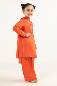 kids-clothes-mkd-ef26-48-orange by Maria B Kids - Designer Dress  - Type : KidsClothes - Available at Libayah - 100% Original 
