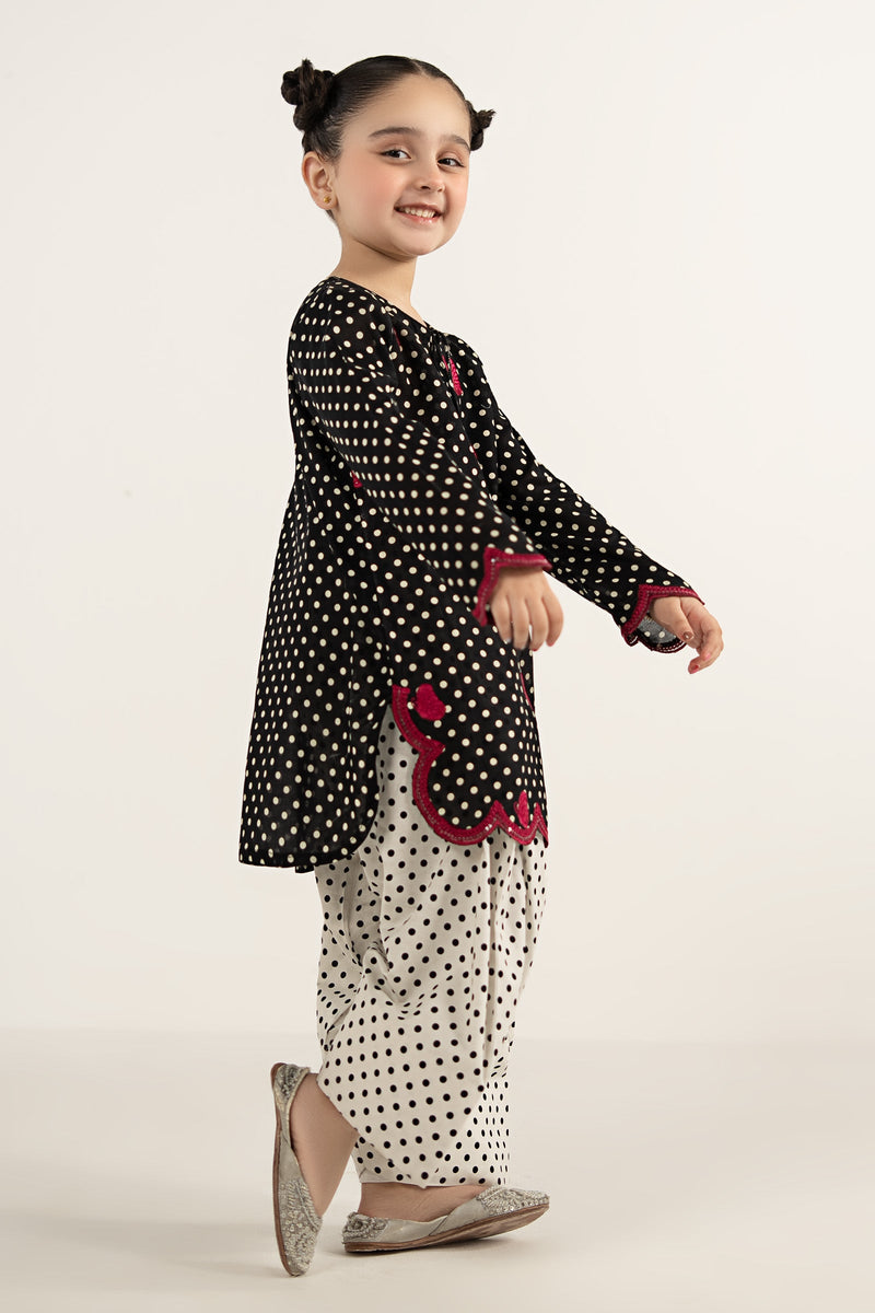 kids-clothes-mkd-ef26-50-black by Maria B Kids - Designer Dress  - Type : KidsClothes - Available at Libayah - 100% Original 
