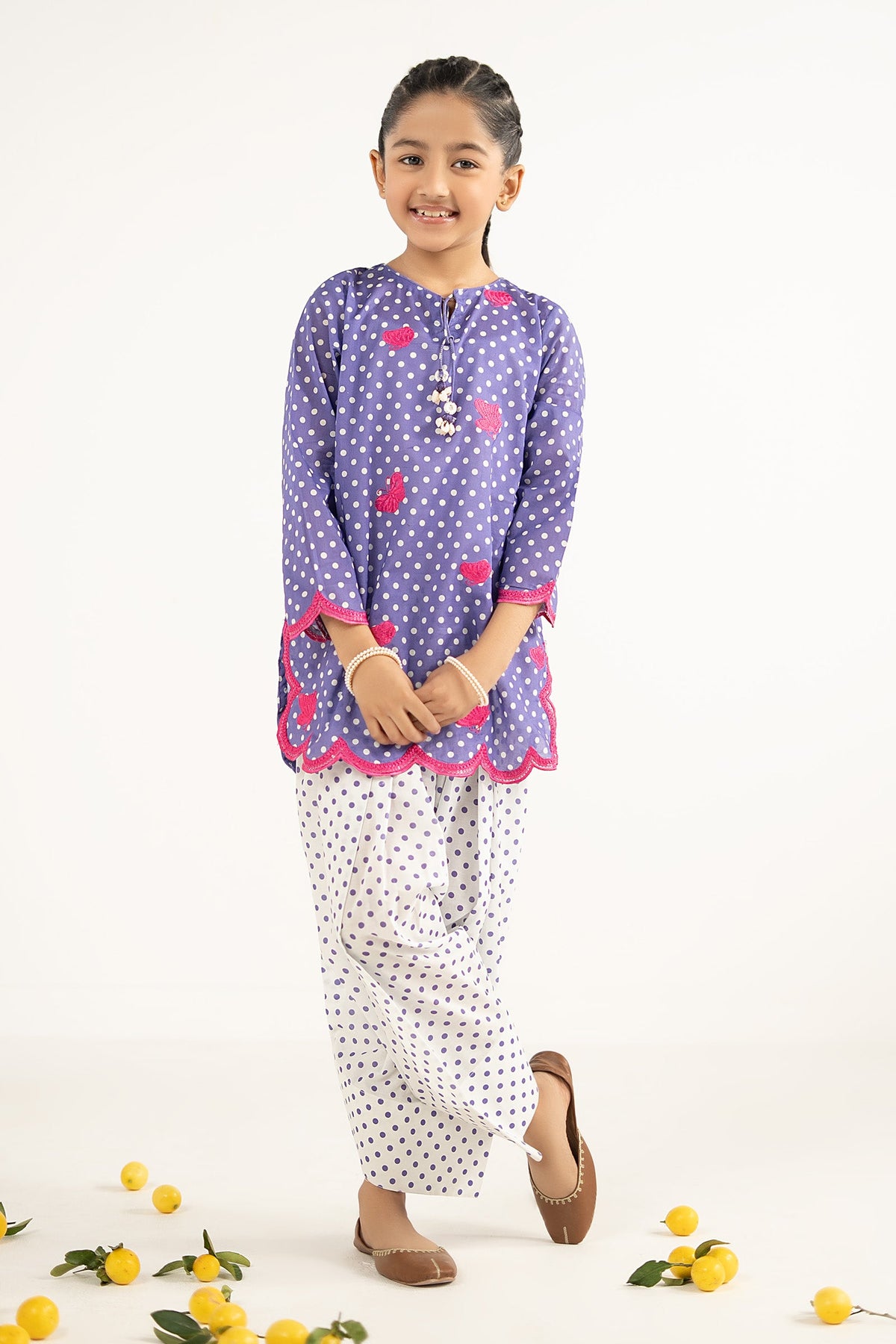 kids-clothes-mkd-ef26-50-blue by Maria B Kids - Designer Dress  - Type : KidsClothes - Available at Libayah - 100% Original 