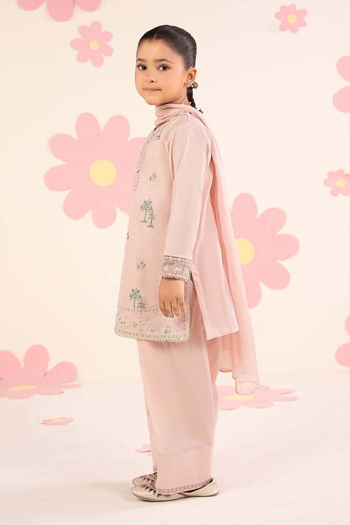 kids-clothes-mkd-ea26-08-pink by Maria B Kids - Designer Dress  - Type : KidsClothes - Available at Libayah - 100% Original 