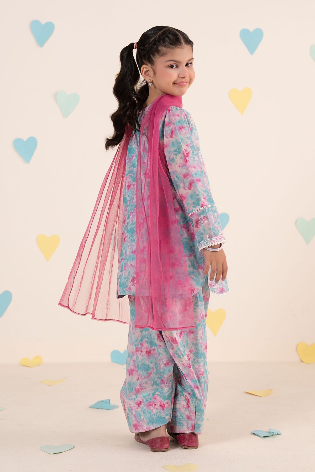 kids-clothes-mkd-ea25-13r1-blue by Maria B Kids - Designer Dress  - Type : KidsClothes - Available at Libayah - 100% Original 