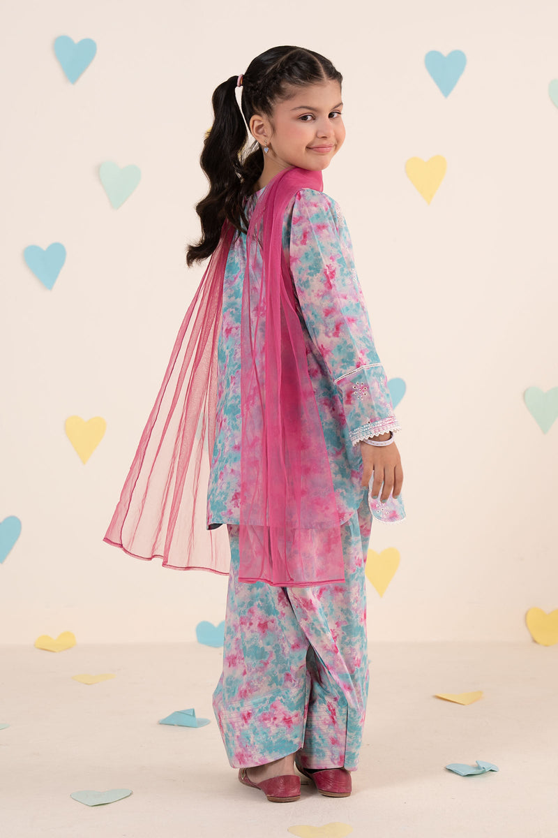 kids-clothes-mkd-ea25-13r1-blue by Maria B Kids - Designer Dress  - Type : KidsClothes - Available at Libayah - 100% Original 