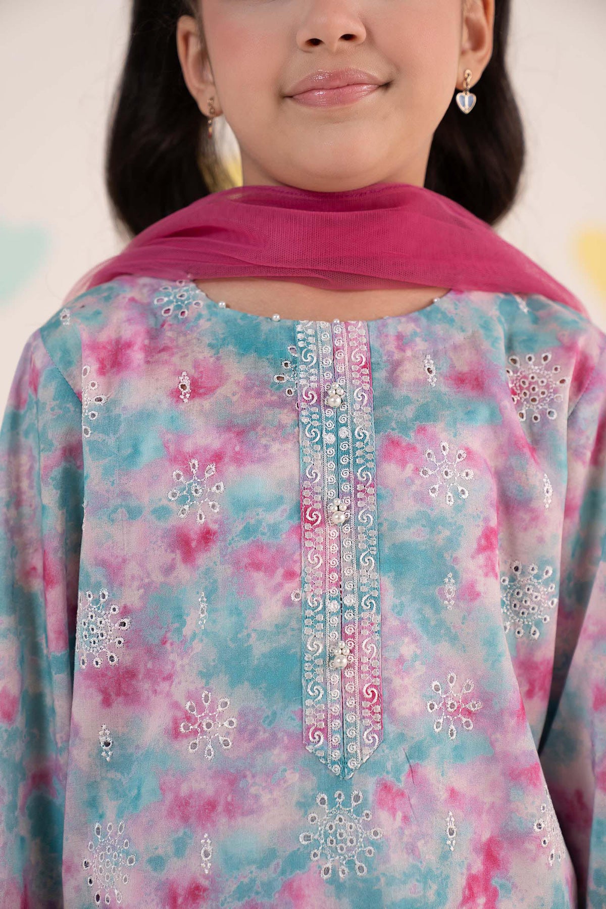 kids-clothes-mkd-ea25-13r1-blue by Maria B Kids - Designer Dress  - Type : KidsClothes - Available at Libayah - 100% Original 