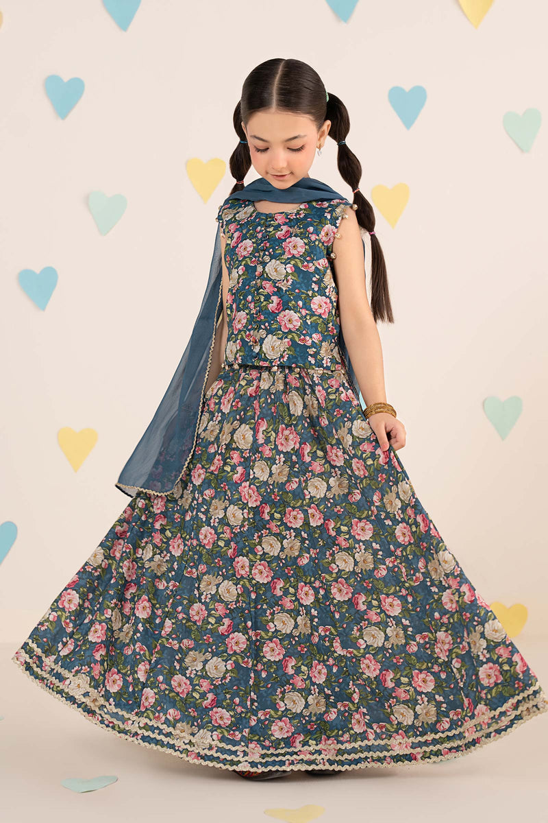 kids-clothes-mks-ea26-07-blue by Maria B Kids - Designer Dress  - Type : KidsClothes - Available at Libayah - 100% Original 