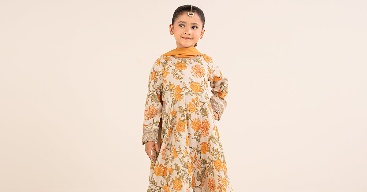 kids-clothes-mks-ea26-12-off-white by Maria B Kids - Designer Dress  - Type : KidsClothes - Available at Libayah - 100% Original 