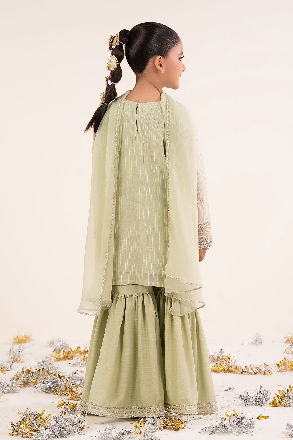 kids-clothes-mks-ea26-16-mint-green by Maria B Kids - Designer Dress  - Type : KidsClothes - Available at Libayah - 100% Original 