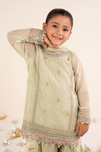 kids-clothes-mks-ea26-16-mint-green by Maria B Kids - Designer Dress  - Type : KidsClothes - Available at Libayah - 100% Original 