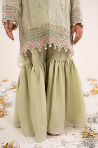 kids-clothes-mks-ea26-16-mint-green by Maria B Kids - Designer Dress  - Type : KidsClothes - Available at Libayah - 100% Original 