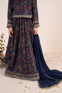 kids-clothes-mks-ea26-17-navy-blue by Maria B Kids - Designer Dress  - Type : KidsClothes - Available at Libayah - 100% Original 
