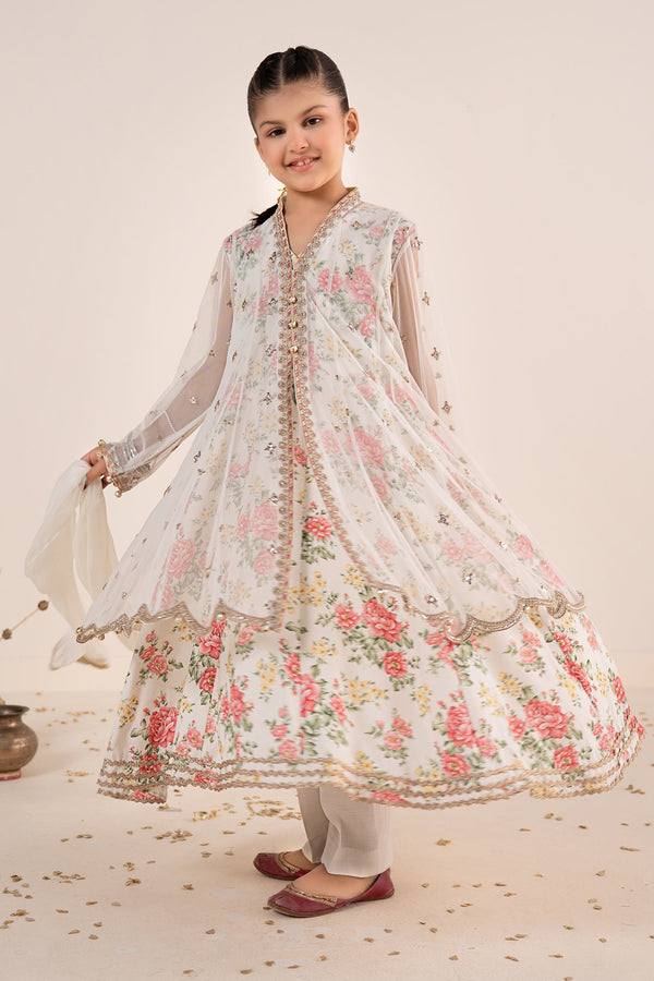 kids-clothes-mks-ea26-18-off-white by Maria B Kids - Designer Dress  - Type : KidsClothes - Available at Libayah - 100% Original 