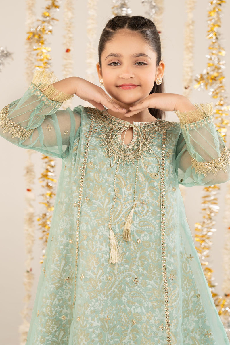 kids-clothes-mks-ef22-20r1-blue by Maria B Kids - Designer Dress  - Type : KidsClothes - Available at Libayah - 100% Original 