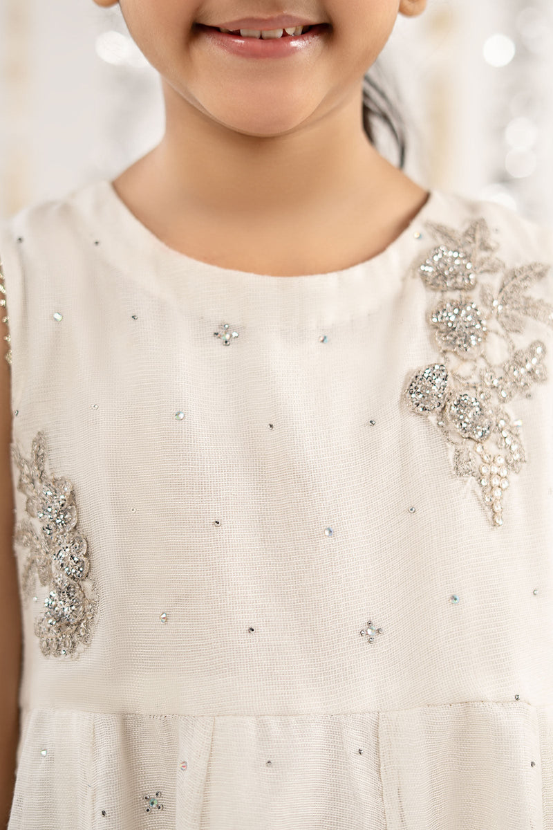 kids-clothes-mks-ef26-03-white by Maria B Kids - Designer Dress  - Type : KidsClothes - Available at Libayah - 100% Original 