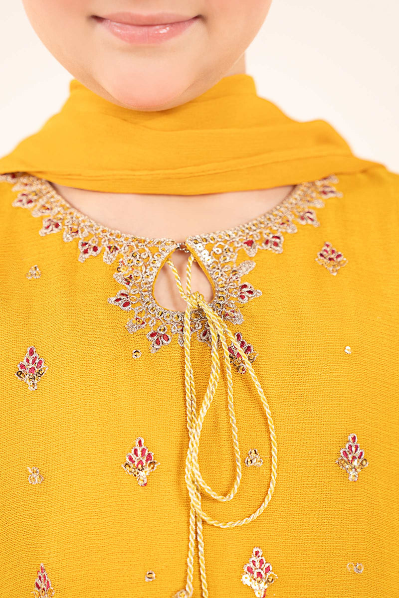 kids-clothes-mks-ef26-05-yellow by Maria B Kids - Designer Dress  - Type : KidsClothes - Available at Libayah - 100% Original 