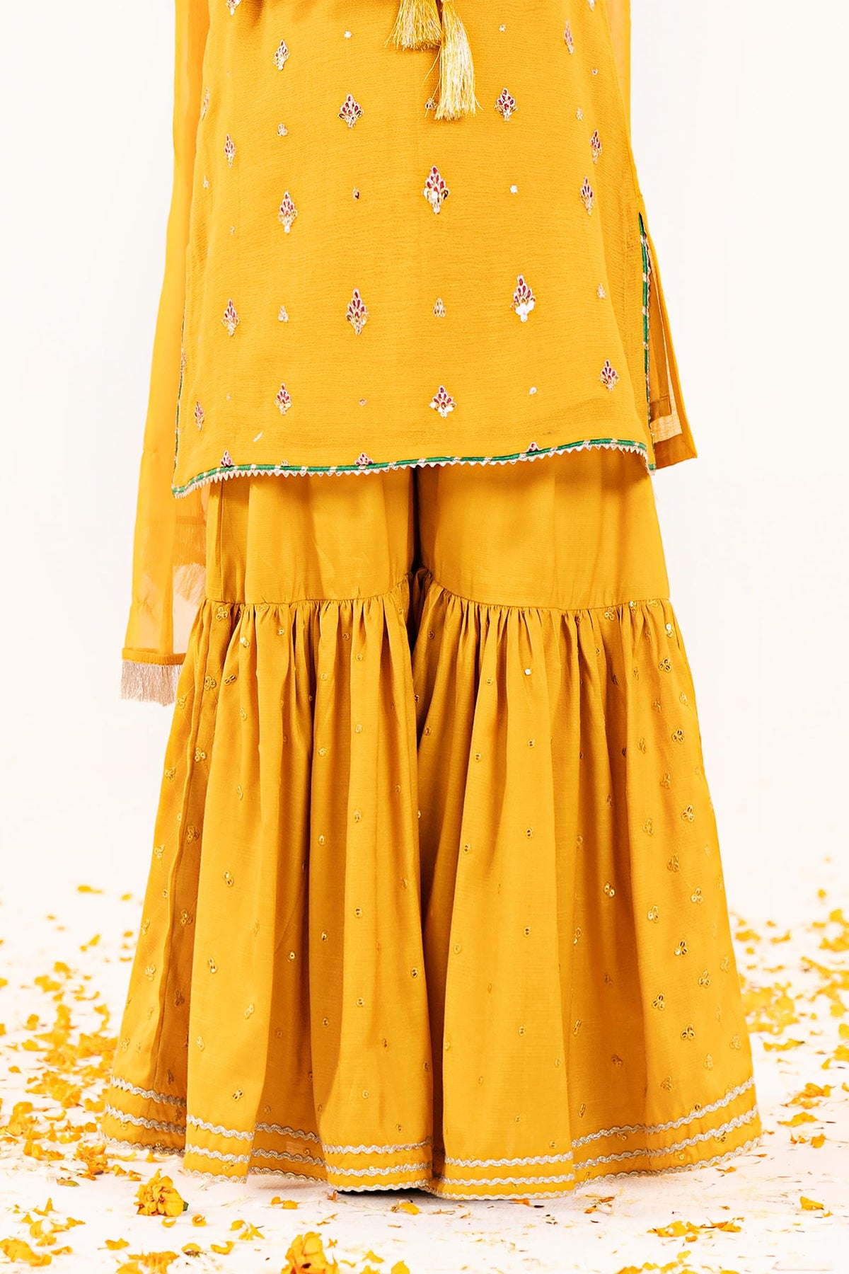 kids-clothes-mks-ef26-05-yellow by Maria B Kids - Designer Dress  - Type : KidsClothes - Available at Libayah - 100% Original 
