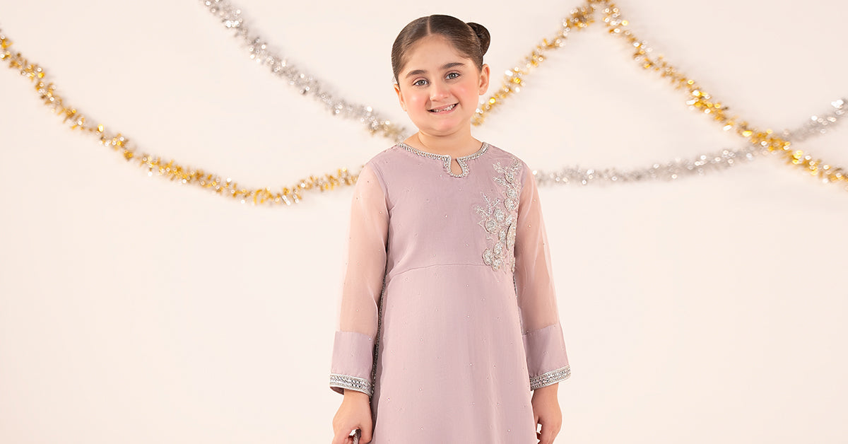 kids-clothes-mks-ef26-08-lilac by Maria B Kids - Designer Dress  - Type : KidsClothes - Available at Libayah - 100% Original 