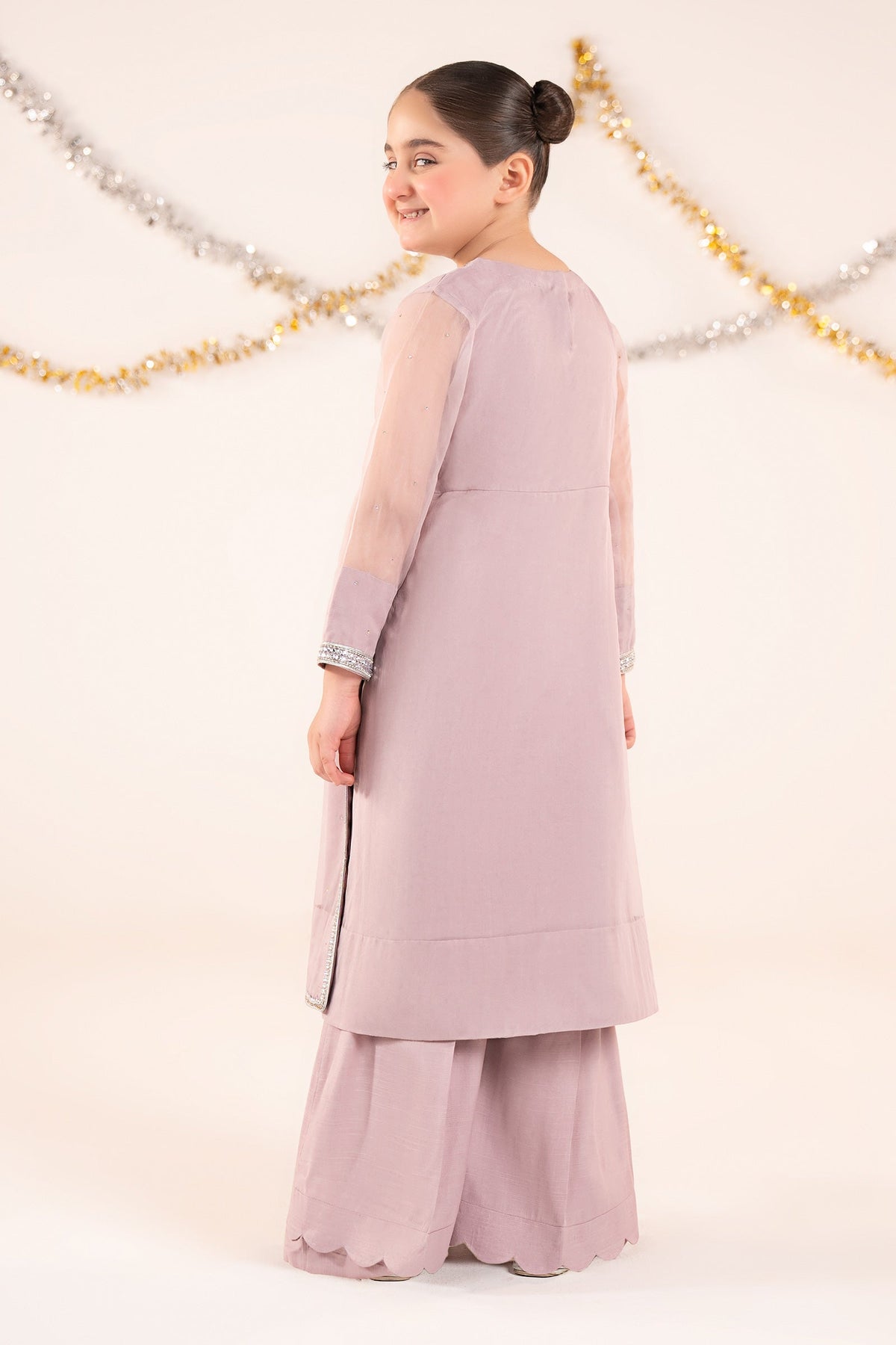 kids-clothes-mks-ef26-08-lilac by Maria B Kids - Designer Dress  - Type : KidsClothes - Available at Libayah - 100% Original 