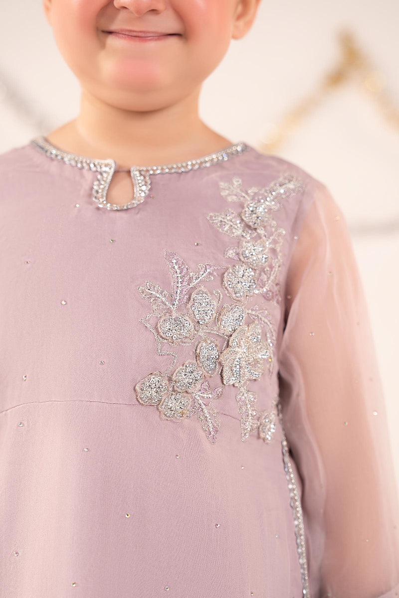 kids-clothes-mks-ef26-08-lilac by Maria B Kids - Designer Dress  - Type : KidsClothes - Available at Libayah - 100% Original 
