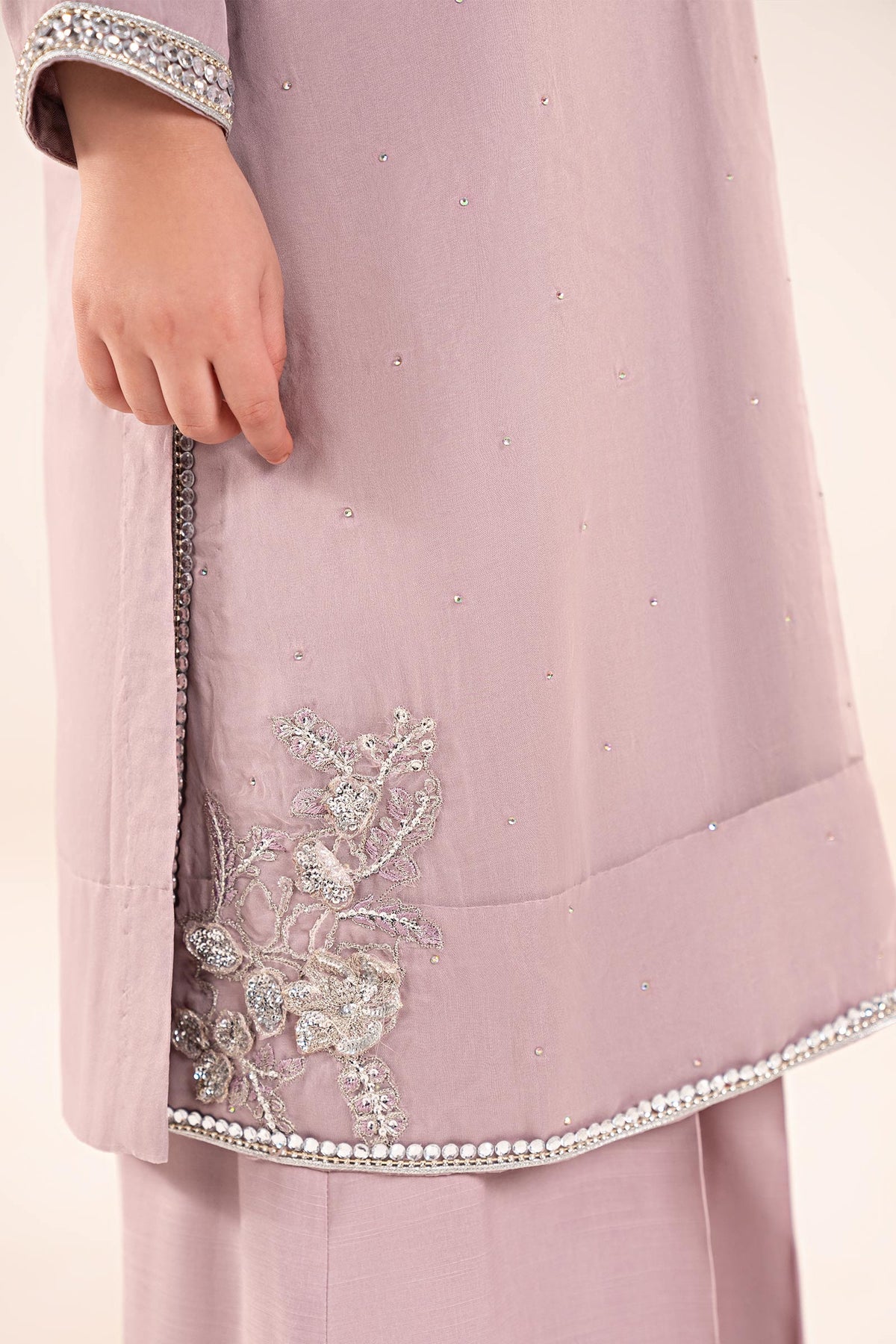 kids-clothes-mks-ef26-08-lilac by Maria B Kids - Designer Dress  - Type : KidsClothes - Available at Libayah - 100% Original 