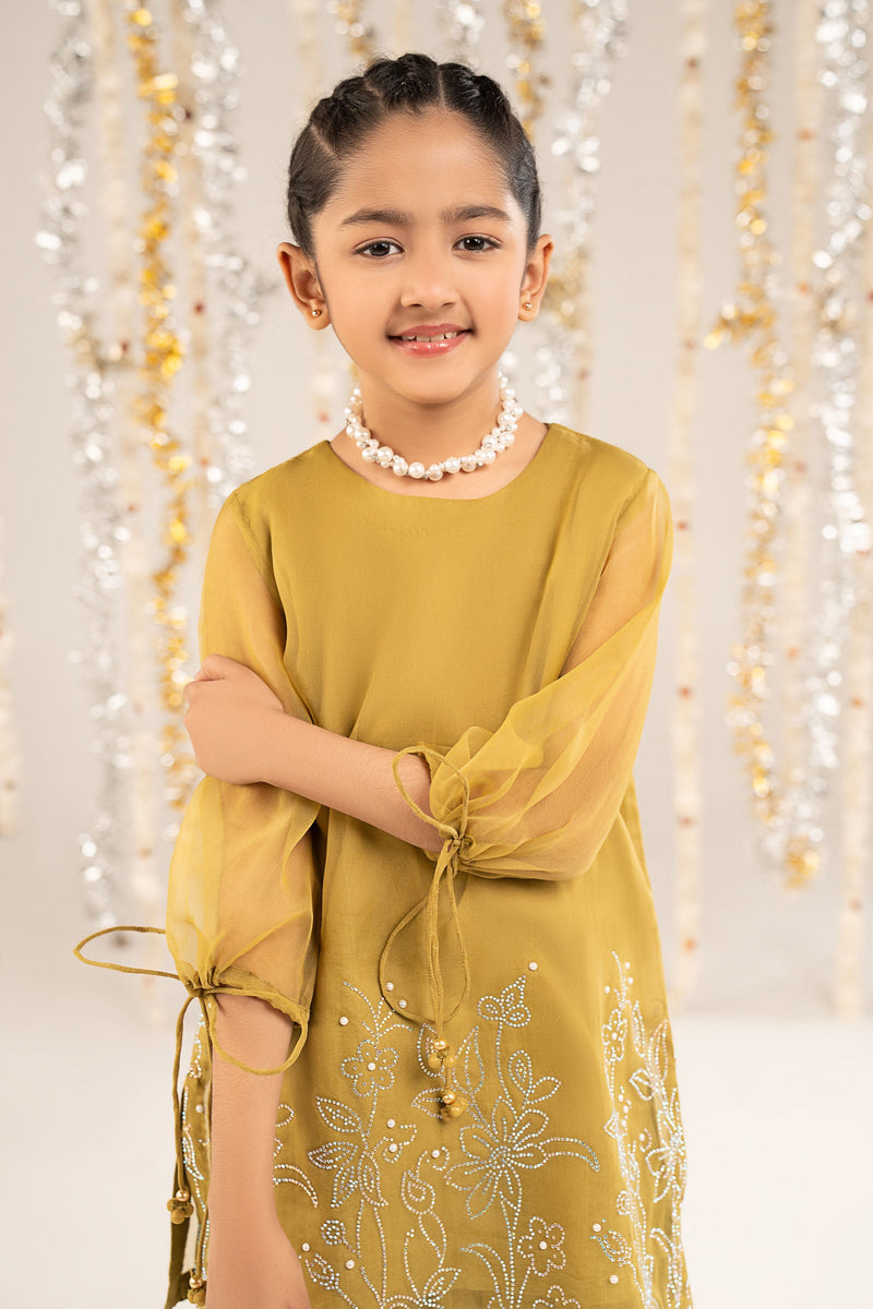 kids-clothes-mks-ef26-10-green by Maria B Kids - Designer Dress  - Type : KidsClothes - Available at Libayah - 100% Original 