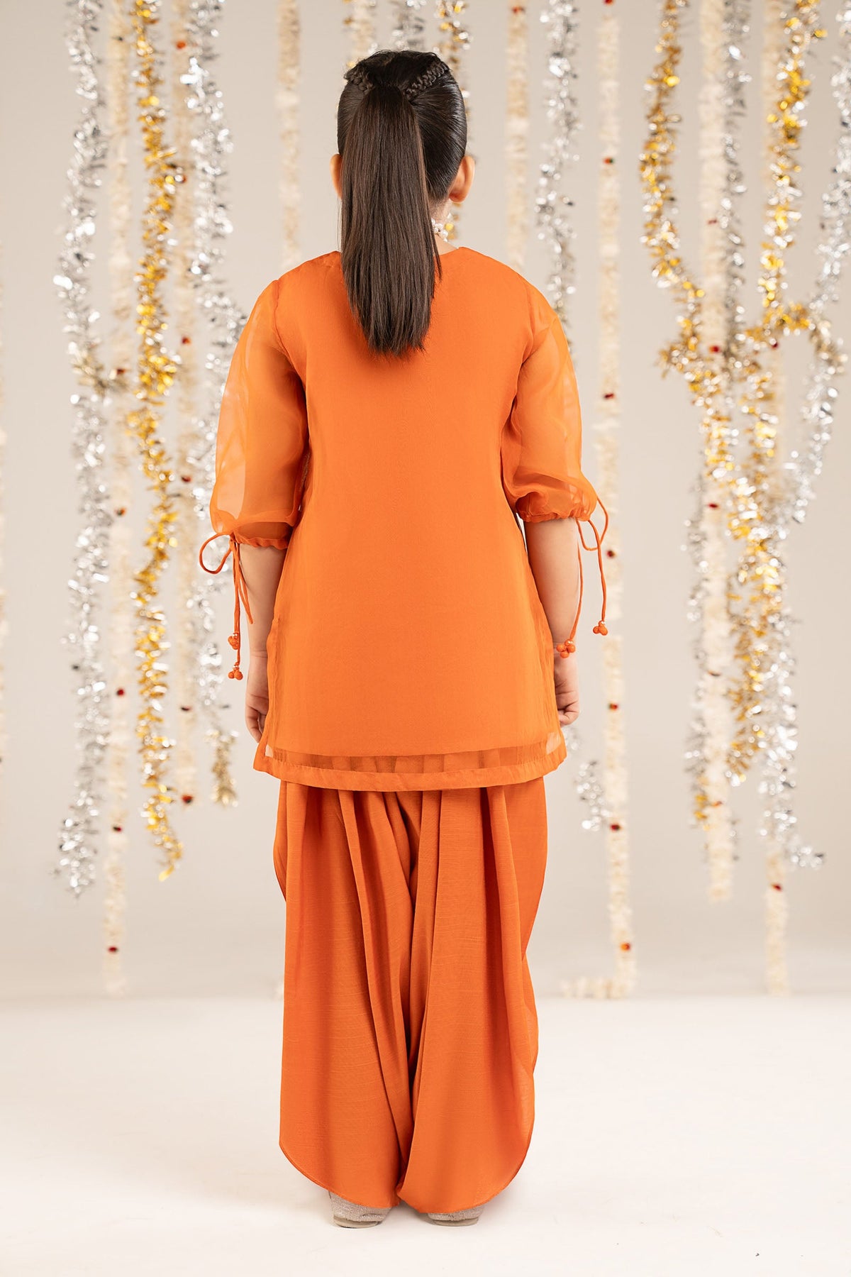 kids-clothes-mks-ef26-10-orange by Maria B Kids - Designer Dress  - Type : KidsClothes - Available at Libayah - 100% Original 
