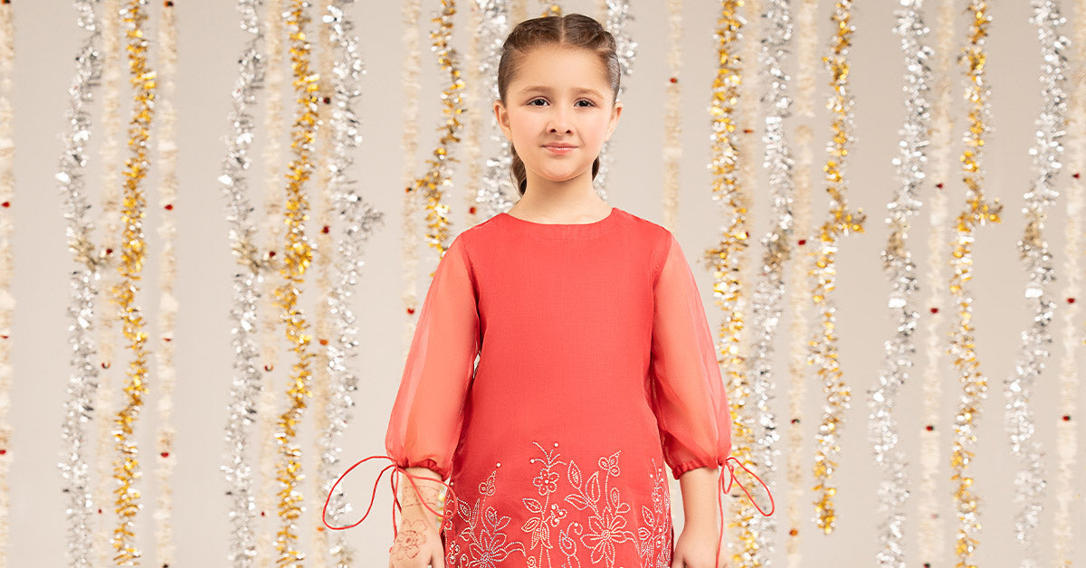 kids-clothes-mks-ef26-10-pink by Maria B Kids - Designer Dress  - Type : KidsClothes - Available at Libayah - 100% Original 