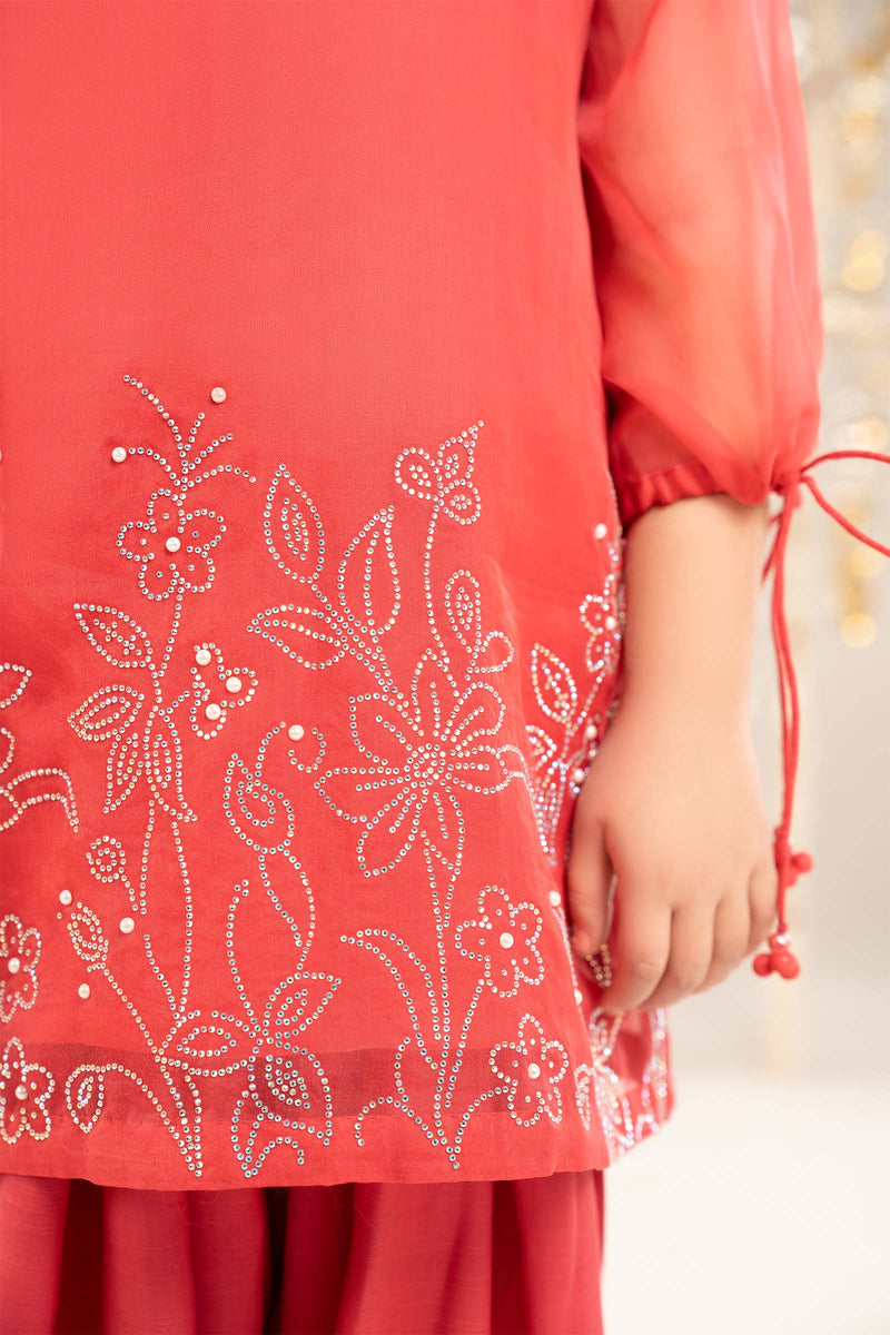 kids-clothes-mks-ef26-10-pink by Maria B Kids - Designer Dress  - Type : KidsClothes - Available at Libayah - 100% Original 