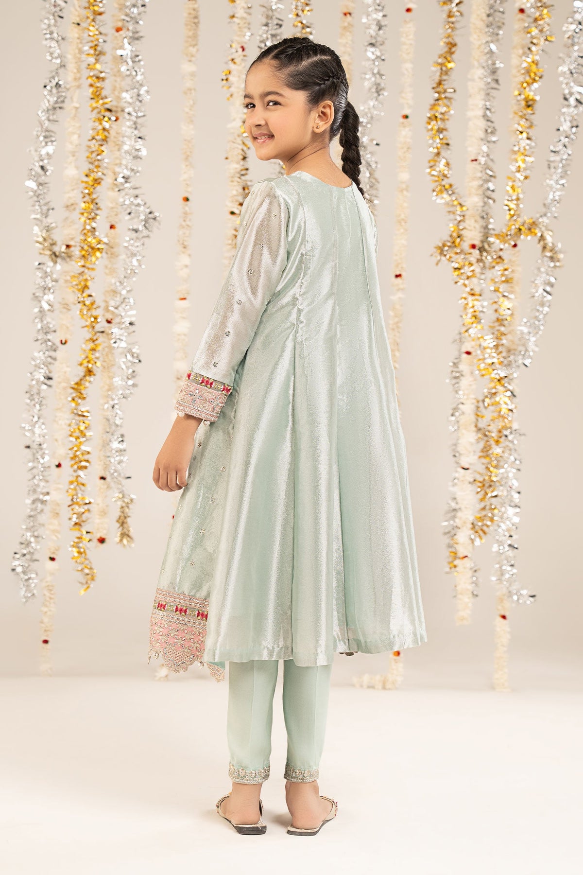 kids-clothes-mks-ef26-12-blue by Maria B Kids - Designer Dress  - Type : KidsClothes - Available at Libayah - 100% Original 