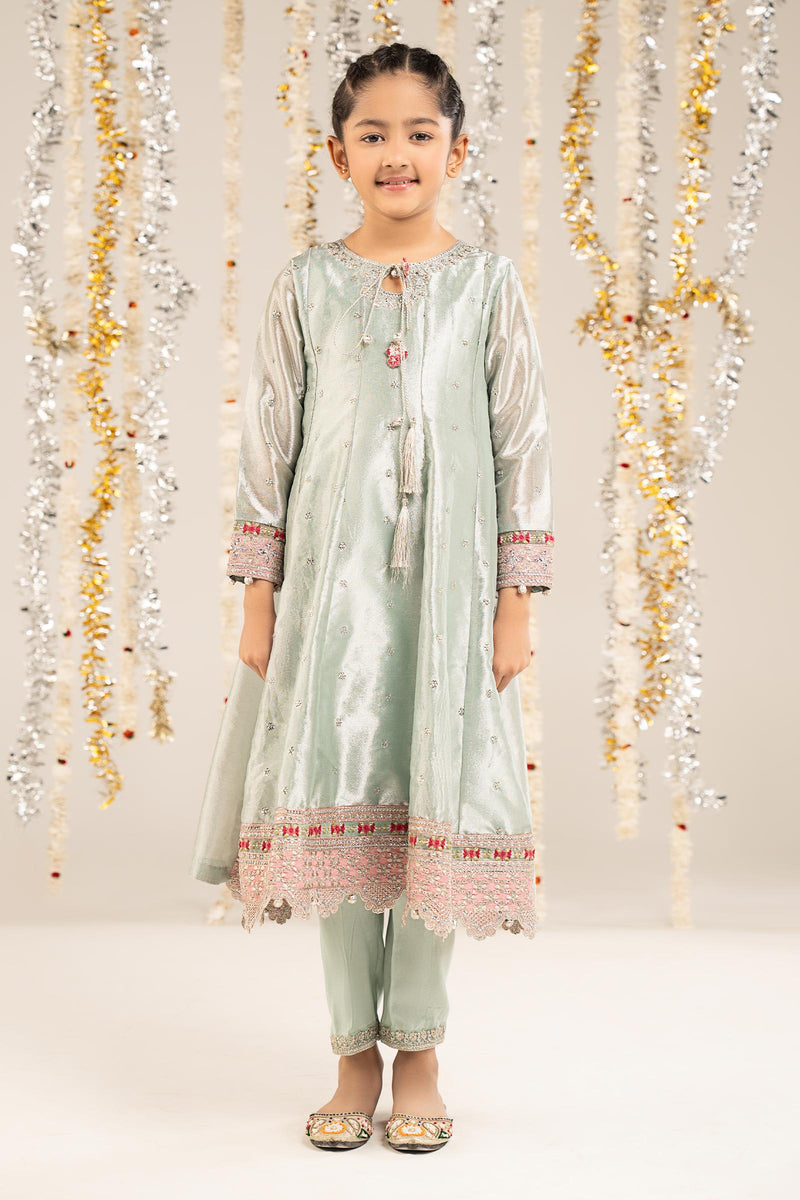 kids-clothes-mks-ef26-12-blue by Maria B Kids - Designer Dress  - Type : KidsClothes - Available at Libayah - 100% Original 