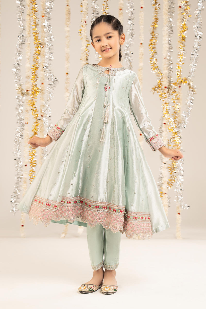 kids-clothes-mks-ef26-12-blue by Maria B Kids - Designer Dress  - Type : KidsClothes - Available at Libayah - 100% Original 