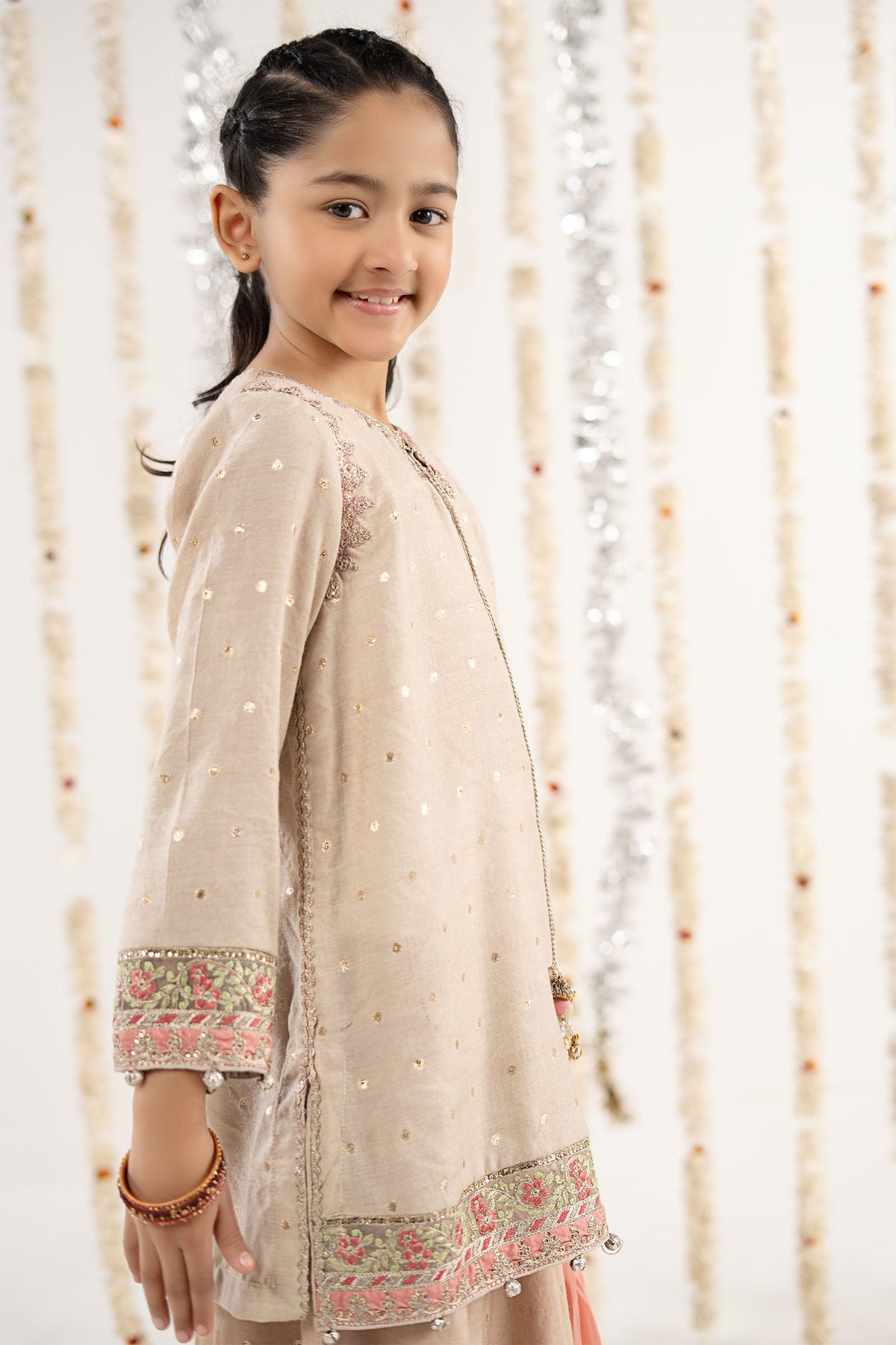 kids-clothes-mks-ef26-13-off-white by Maria B Kids - Designer Dress  - Type : KidsClothes - Available at Libayah - 100% Original 
