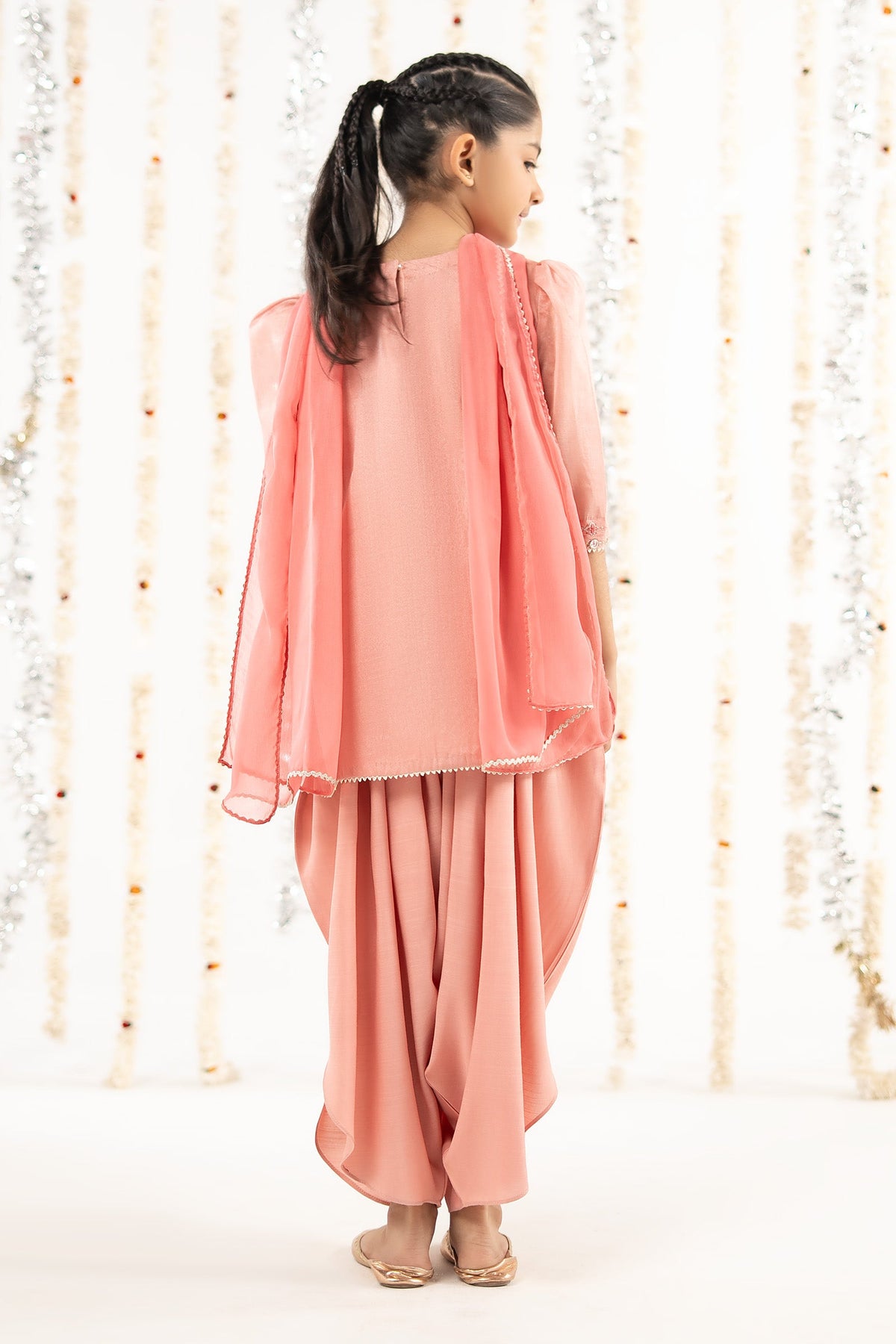 kids-clothes-mks-ef26-17-pink by Maria B Kids - Designer Dress  - Type : KidsClothes - Available at Libayah - 100% Original 