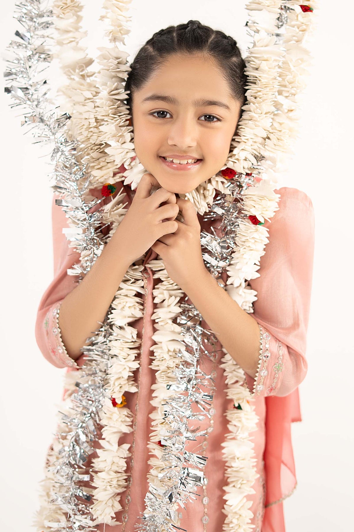 kids-clothes-mks-ef26-17-pink by Maria B Kids - Designer Dress  - Type : KidsClothes - Available at Libayah - 100% Original 
