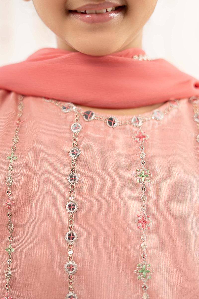 kids-clothes-mks-ef26-17-pink by Maria B Kids - Designer Dress  - Type : KidsClothes - Available at Libayah - 100% Original 