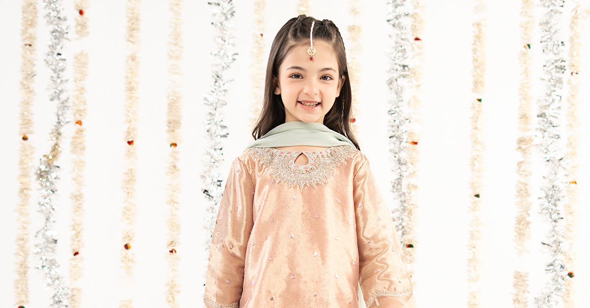 kids-clothes-mks-ef26-20-pink by Maria B Kids - Designer Dress  - Type : KidsClothes - Available at Libayah - 100% Original 
