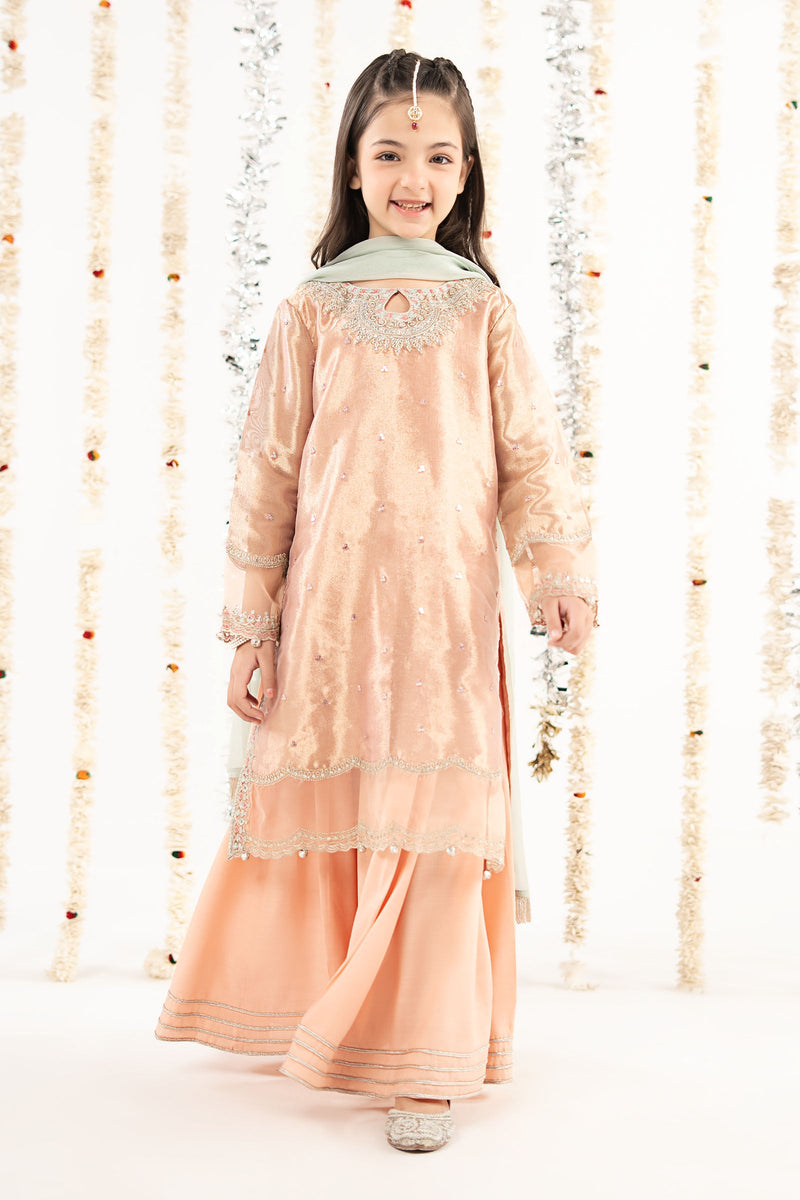 kids-clothes-mks-ef26-20-pink by Maria B Kids - Designer Dress  - Type : KidsClothes - Available at Libayah - 100% Original 