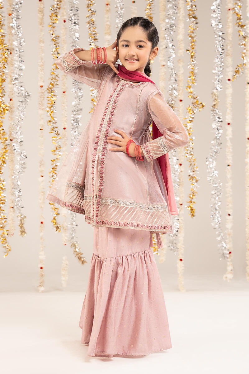 kids-clothes-mks-ef26-24-lilac by Maria B Kids - Designer Dress  - Type : KidsClothes - Available at Libayah - 100% Original 