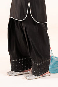 kids-clothes-mks-ef26-26-black by Maria B Kids - Designer Dress  - Type : KidsClothes - Available at Libayah - 100% Original 