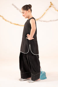 kids-clothes-mks-ef26-26-black by Maria B Kids - Designer Dress  - Type : KidsClothes - Available at Libayah - 100% Original 