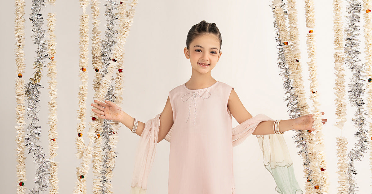 kids-clothes-mks-ef26-26-pink by Maria B Kids - Designer Dress  - Type : KidsClothes - Available at Libayah - 100% Original 