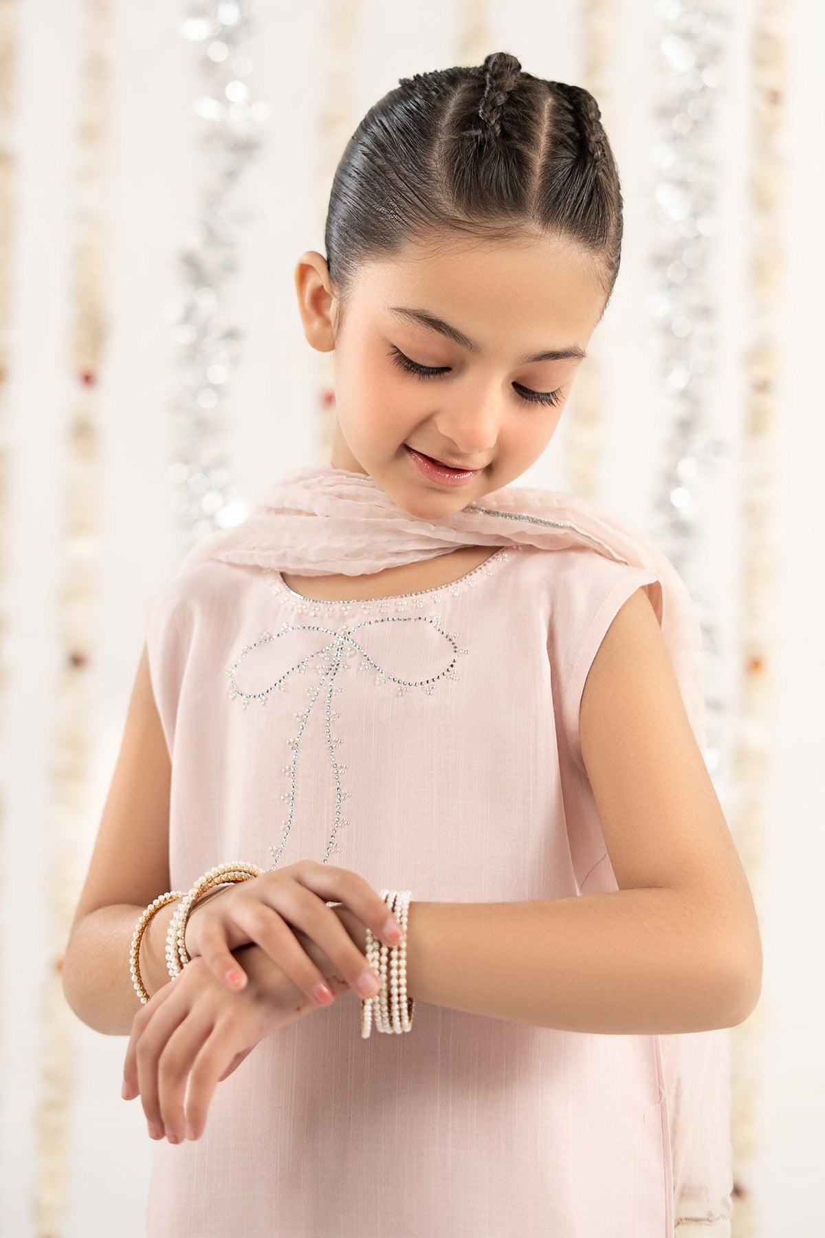 kids-clothes-mks-ef26-26-pink by Maria B Kids - Designer Dress  - Type : KidsClothes - Available at Libayah - 100% Original 