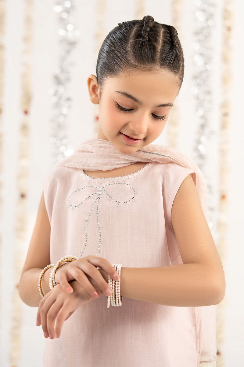 kids-clothes-mks-ef26-26-pink by Maria B Kids - Designer Dress  - Type : KidsClothes - Available at Libayah - 100% Original 