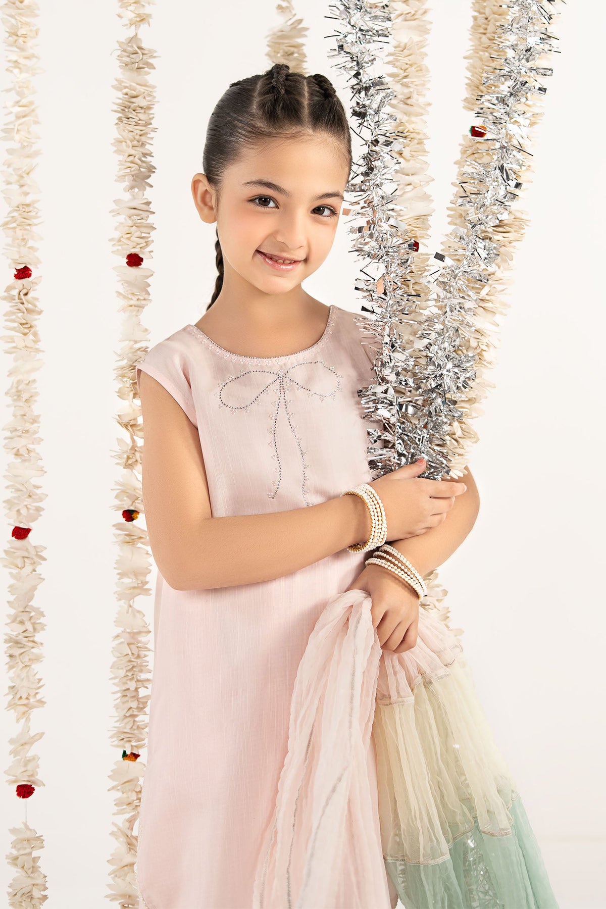 kids-clothes-mks-ef26-26-pink by Maria B Kids - Designer Dress  - Type : KidsClothes - Available at Libayah - 100% Original 