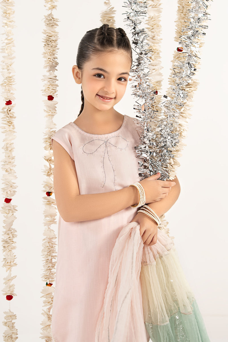kids-clothes-mks-ef26-26-pink by Maria B Kids - Designer Dress  - Type : KidsClothes - Available at Libayah - 100% Original 