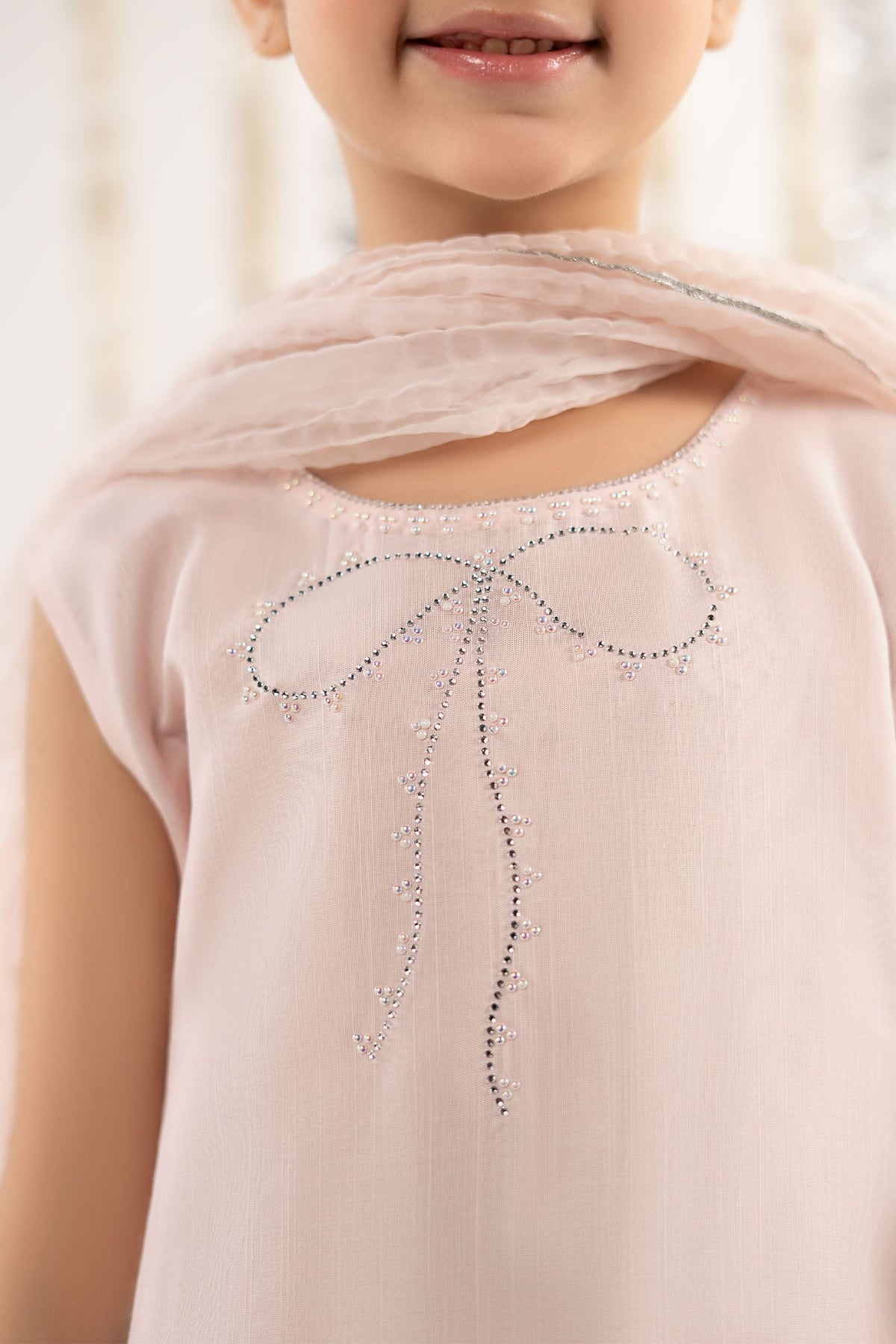 kids-clothes-mks-ef26-26-pink by Maria B Kids - Designer Dress  - Type : KidsClothes - Available at Libayah - 100% Original 