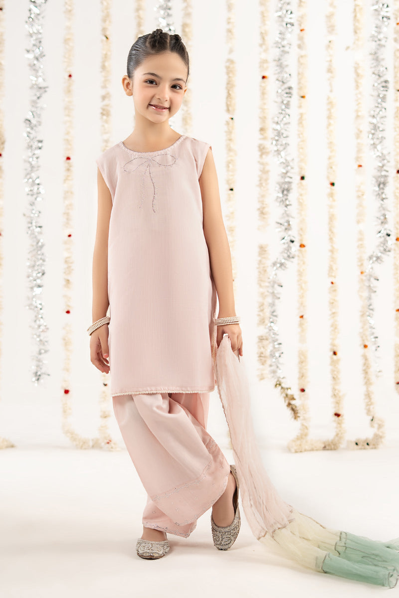kids-clothes-mks-ef26-26-pink by Maria B Kids - Designer Dress  - Type : KidsClothes - Available at Libayah - 100% Original 